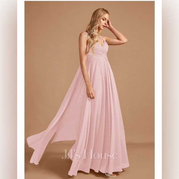 Flowy Pink Chiffon Prom or Bridesmaid Dress - Picture 13 of 13